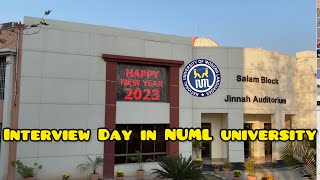 Interview Day In NUML || Last Day Of 2022 At NUML University Islamabad || Vlog 17