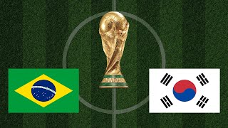 Brazil vs South Korea | FIFA Qatar World Cup 2022 | Realistic Simulation | eFootball PES Gameplay