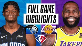 Orlando Magic vs. Los Angeles Lakers Full Game Highlights | 2021-22 NBA Season