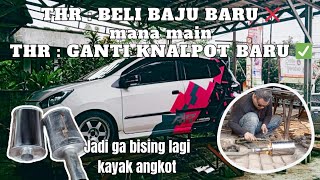 Ganti Knalpot Ayla 1.0 || dari Suara Angkot menjadi Suara Hybrid || Rekomendasi di Depok