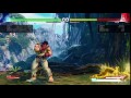 street fighter v 스파5 류 v트리거 크리티컬아츠 콤보