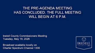 Board of Commissioners Pre- - May 19 2026