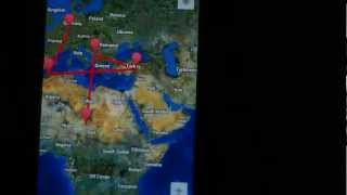 Google Maps Android API v2 example: detect MarkerClick and add Polyline
