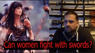 Can women fight with swords?