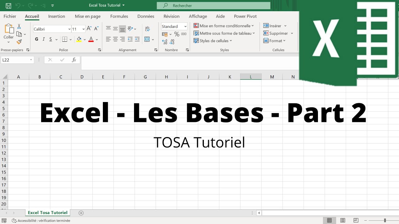 Les Bases D'Excel Pour Les Débutants Avec Excel 2020 (part 2) - Excel ...