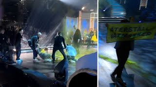 Här stormas scenen – mitt i Let's Dance-finalen | TV4 Nyheterna | TV4 & TV4 Play