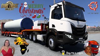 Euro Truck Simulator 2 (1.53) Iveco T-Way by Peppe75 Delivery to Algeria North Africa + DLC's \u0026 Mods