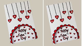 Father's day card Easy| Happy Father's day card making Easy|Handmade Father's day greeting card idea