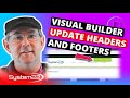 Divi Theme Visual Builder Update Custom Headers And Footers 👍👍👍👈