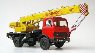 Сборка модели - Автокран КС-3577 МАЗ-5337 (AVD Models)