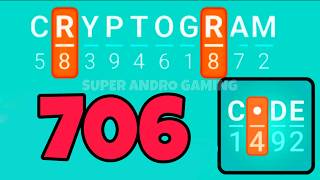 CRYPTOGRAM 706