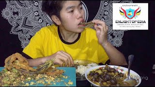 Manipuri Delicacy, Tharoi thongba \u0026 Peruk Singju Mukbang | ft. ENGLIGHTOPEDIA | Meitei Mukbang