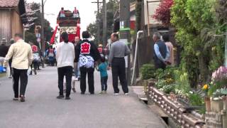 旧常滑地区祭礼2016（日） 瀬木字 世楽車 00070二つ池の上