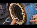 200 kw motor stator winding cleaning