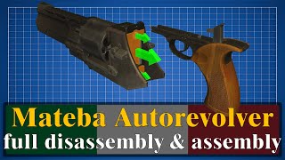 Mateba Model 6 Unica: full disassembly & assembly