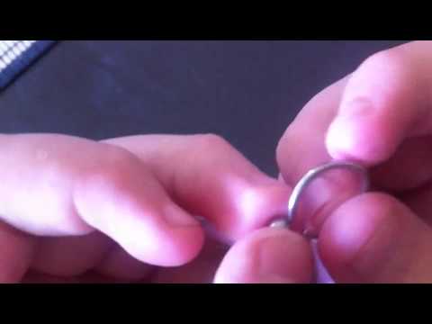 How to take captive bead rings on and off How to take captive bead rings on and off