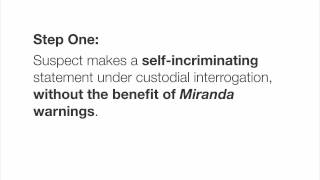 Criminal Procedure tutorial: Derivative Evidence and Miranda | quimbee.com