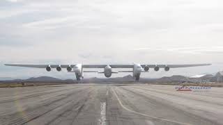 Stratolaunch Mojave Carrier Plane Takeoff Animation