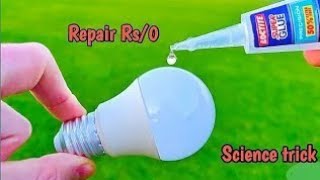 Just Put Super Glue on the Led Bulb and you will be amazed | | Home made| | Led light repair