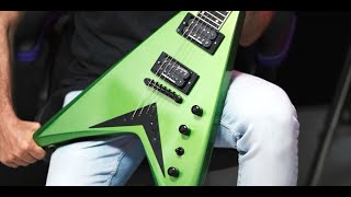 KRAMER Vanguard DAVE MUSTAINE Rust In Peace Alien Tech Green