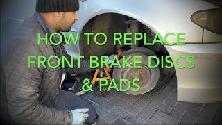 BMW 3 Series E46 -  How To Replace Front Brake Discs & Pads