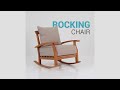 Teak Wood Outdoor Rocking Chair with Cushion - Cambridge Casual