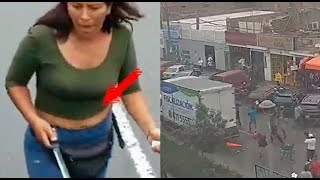 Ambulantes atacaron a cuchillazos a fiscalizadores en Surco