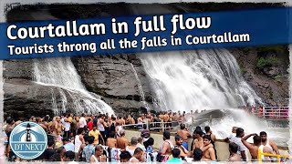 Courtallam in full flow : Tourists throng all the falls in Courtallam | DT Next