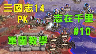 三國志14pk 威力加強版 前線軍團攻城守城教學，志在千里