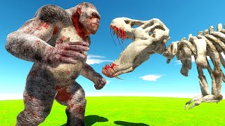 NEW Goro Takes on SKELETON T-Rex - Animal Revolt Battle Simulator