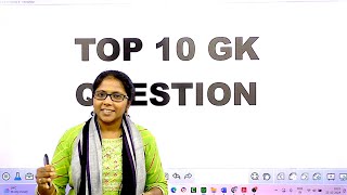 🏆 TOP-10 GK QUESTION - UPDATE ✅ EARLY MORNING LIVE 🎯KRISHOBA ACADEMY🏆