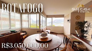 APARTAMENTO COM VISTA PANORÂMICA PARA O PÃO DE AÇÚCAR EM BOTAFOGO