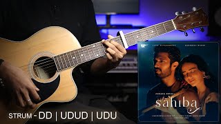 SAHIBA (Jasleen Royal, Stebin) Easy Guitar Chords \u0026 Strumming Lesson