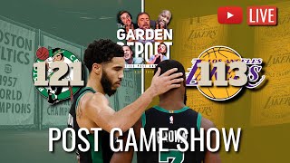 LIVE Celtics vs Lakers Post Game Show | Powered by @lockerroomapp