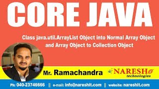 Class java.util.ArrayList Object into Normal Array Object and Array Object to Collection Object