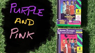 Panini Premier League 2021/22 Adrenalyn XL ( Purple & Pink Mini Tins ) Opened
