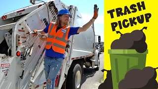 Trash Trucks | Collect the Trash with Handyman Hal | Garbage Truck Song