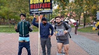 SQUAT EVERYDAY DAY 164: 365LBS/166KG, *HATE PROTEST* AT UPENN