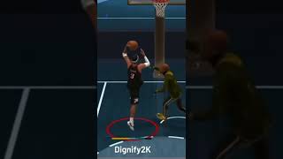 Dignify2K￼ dunking on this boy with Allen Iverson build #2k #shorts #subscribe pls sub￼