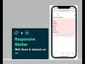 How to Make a Responsive Navbar with React and Tailwind CSS