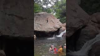 Jumping from Big Rock | Thirukurungudi | Trekking | Funny