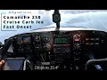 Carb Heat in Piston Single Aircraft - Carburetor Ice in Cruise in a Piper Comanche 250