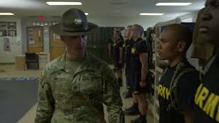 Basic Combat Training-Barracks Inspection with Drill Sergeant