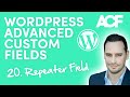 Repeater Field - WordPress Advanced Custom Fields for Beginners (20)