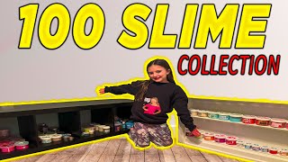 Ultimate Slime Collection 😍 Reviewing 100 Different Slimes!