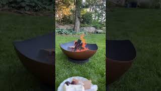 Backyard Fire Pit Ideas | Best Wood Burning Fire Pit for Backyard #shorts #firepit #bonfire #outdoor