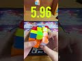 5.96 unofficial 3x3 single