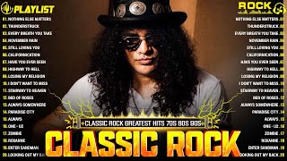 Top 100 Classic Rock Songs Of All Time🔥Metallica, Queen, Nirvana, Guns N Roses, Bon Jovi, ACDC