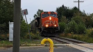 CN Train 598 Westbound With An IC Dash 9 Leading Solo