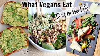 WHAT VEGANS EAT IN A DAY (Easy Summer Recipes // 10 MINUTE MEALS!)